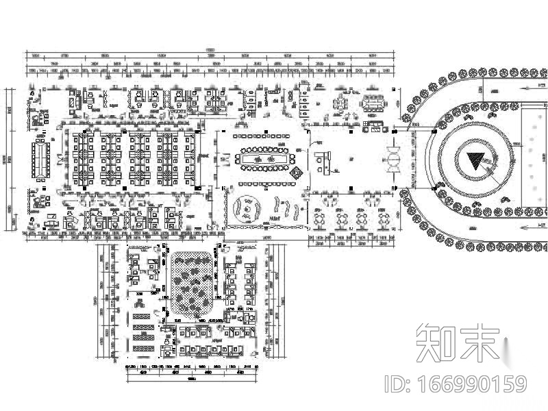 某厂房办公室全套装修施工图cad施工图下载【ID:166990159】