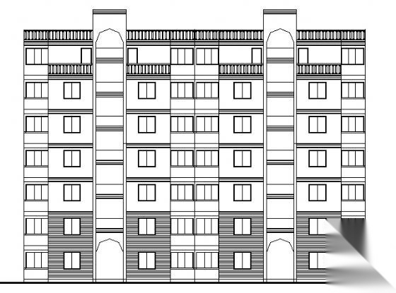 遵义市外环路沙河区修建性规划住宅楼方案图1cad施工图下载【ID:150022169】