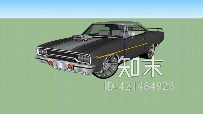 1964胶合板跑步机SU模型下载【ID:421484928】
