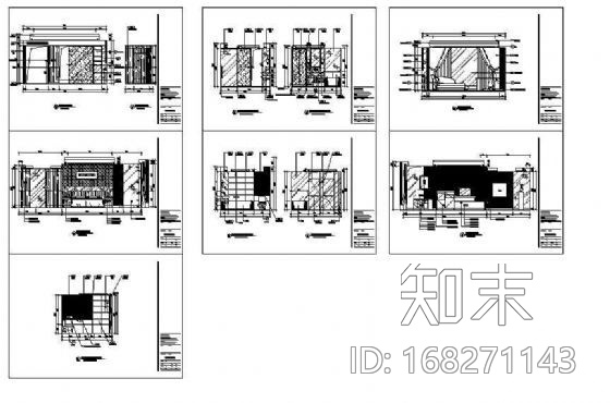 五星酒店标准客房设计施工图下载【ID:168271143】