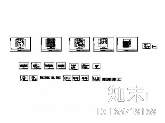 [江苏]某时尚大酒店大堂施工图施工图下载【ID:165719169】