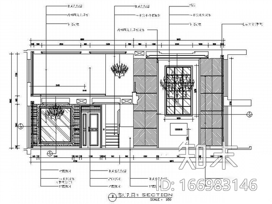 叠加别墅室内精装修工程cad施工图下载【ID:166983146】