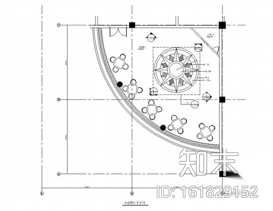 某酒店小歌舞厅设计图cad施工图下载【ID:161829152】