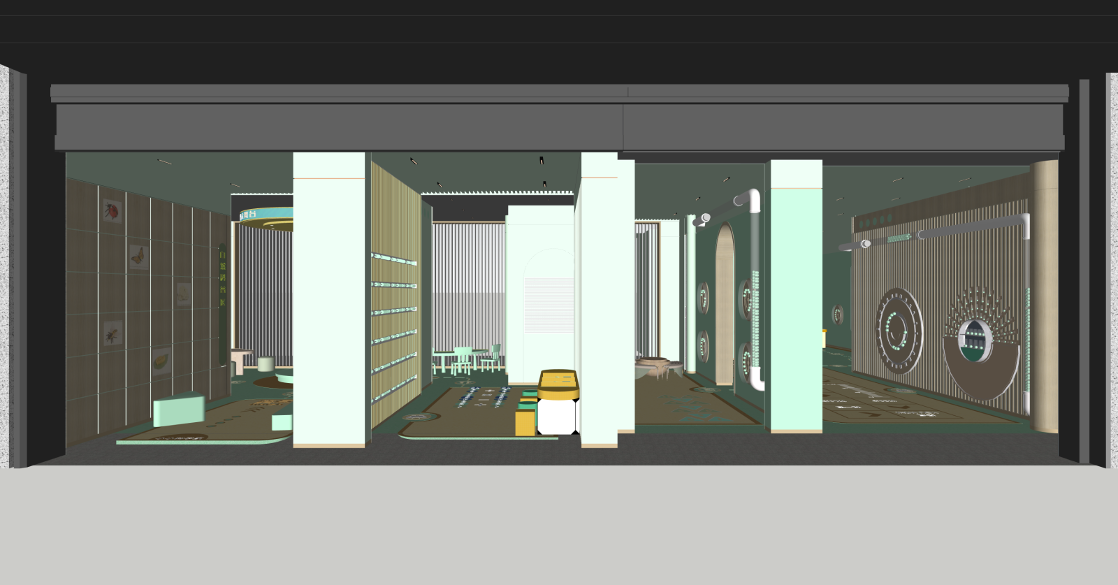 现代儿童活动空间SU模型下载【ID:1215930279】