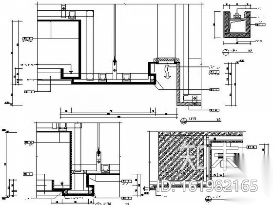 五星酒店首层电梯厅施工图施工图下载【ID:161982165】