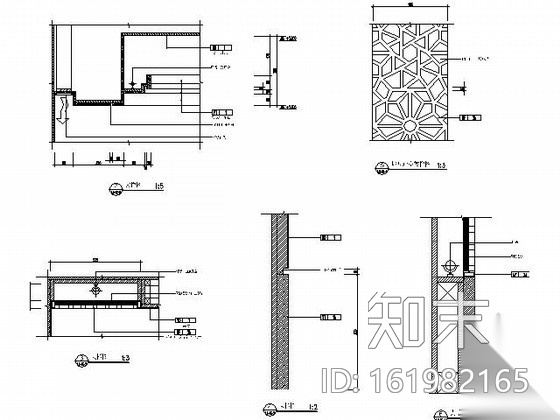 五星酒店首层电梯厅施工图施工图下载【ID:161982165】