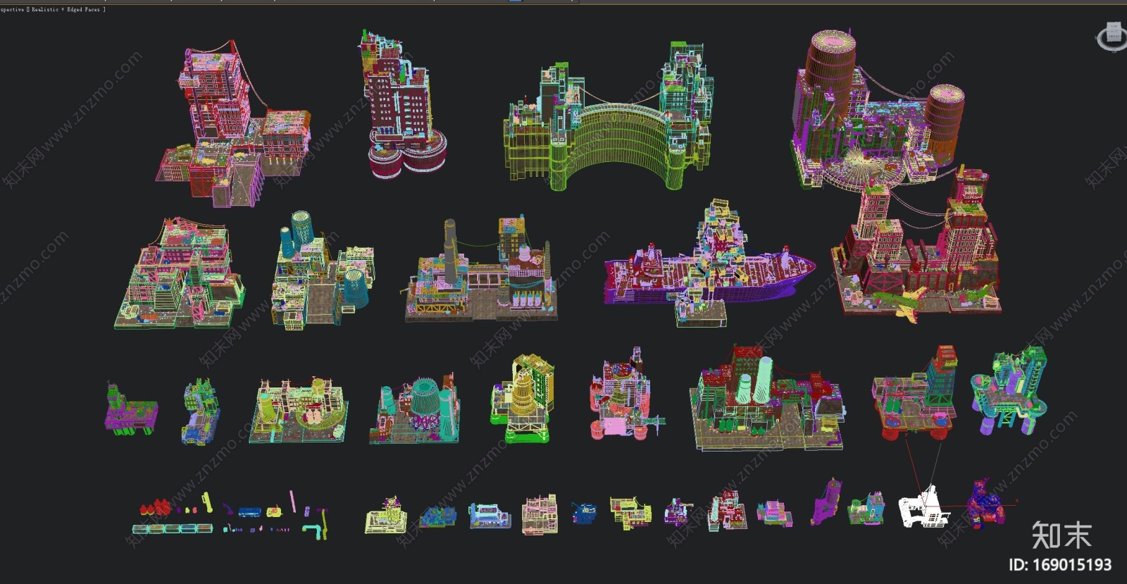 32种卡通欧式建筑CG模型下载【ID:169015193】