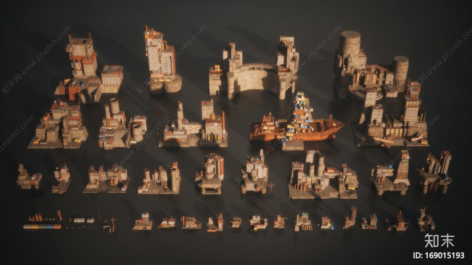 32种卡通欧式建筑CG模型下载【ID:169015193】