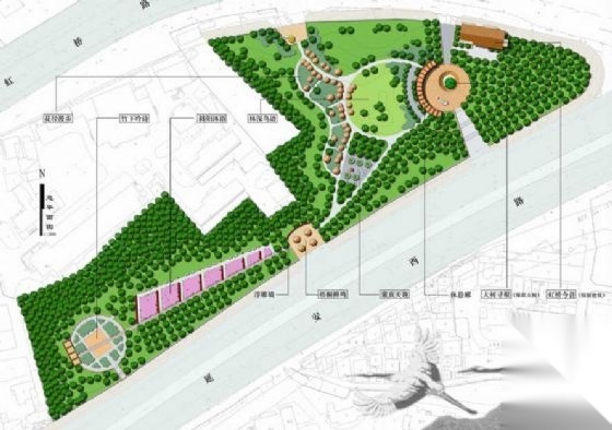 上海延虹绿地园林设计方案施工图下载【ID:161061175】