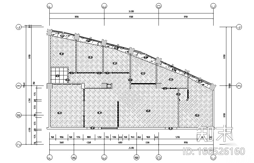 [山东]混搭风格置业有限公司办公空间设计施工图（附效果...cad施工图下载【ID:166526160】