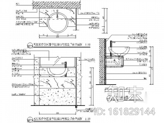 [山西]经济商圈现代休闲水疗会所装修施工图cad施工图下载【ID:161829144】