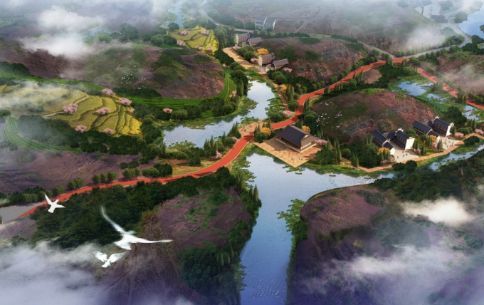[江西]溪谷山地生态旅游度假公园景观规划设计方案（201...cad施工图下载【ID:160920110】
