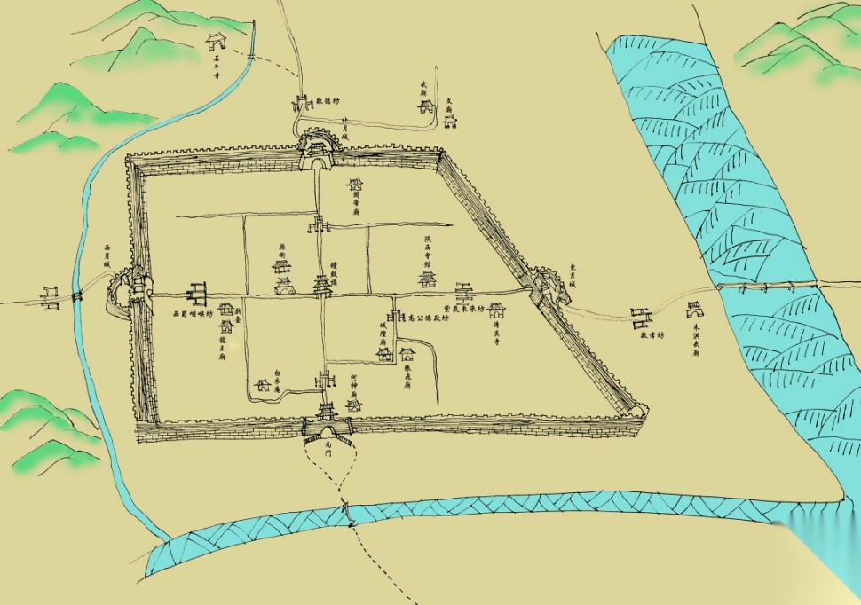 [江苏]旅游古城修建性详细景观规划设计cad施工图下载【ID:161036151】