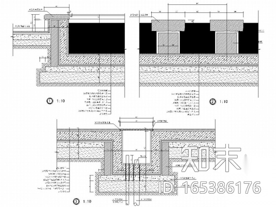 [河北]行政办公楼区景观设计全套施工图cad施工图下载【ID:165386176】