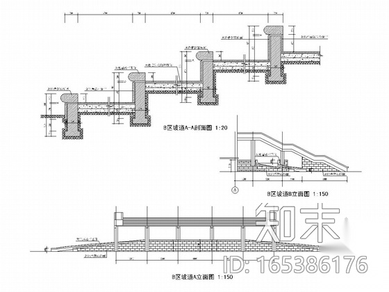 [河北]行政办公楼区景观设计全套施工图cad施工图下载【ID:165386176】