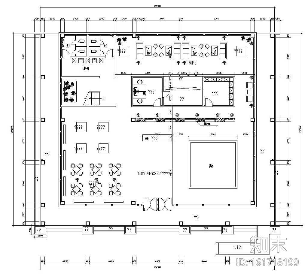 后现代风格售楼处全套施工图（附效果图）cad施工图下载【ID:161718199】