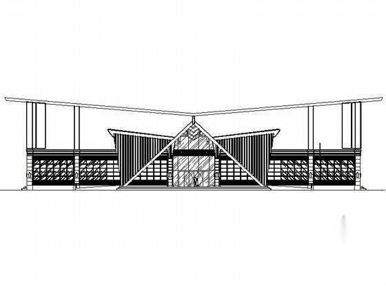 某二层博物馆建筑设计方案图（含效果图）施工图下载【ID:165146187】