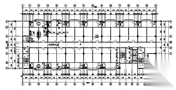 某十二层学生宿舍楼建筑方案图cad施工图下载【ID:149852120】