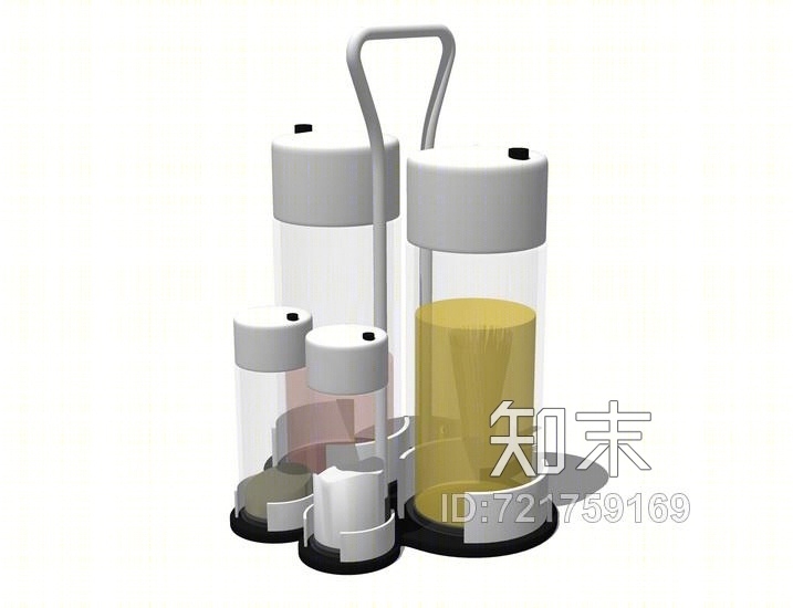 杯子组合摆设SU模型下载【ID:721759169】