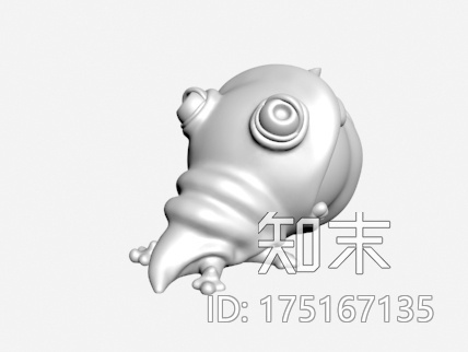 口袋妖怪——吃苹果的小怪物3d打印模型下载【ID:175167135】