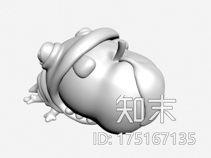 口袋妖怪——吃苹果的小怪物3d打印模型下载【ID:175167135】