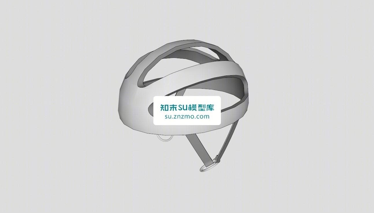 自行车头盔SU模型下载【ID:148509108】