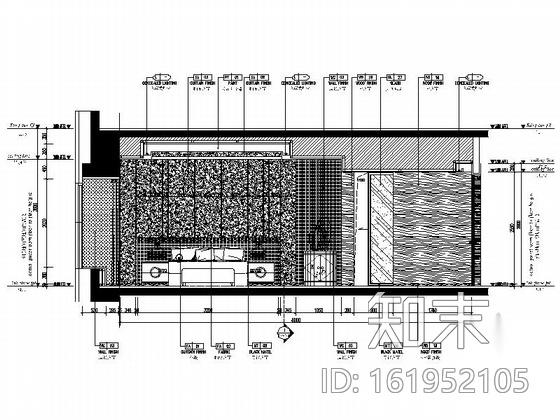 [上海]高档连锁五星级酒店连通房施工图cad施工图下载【ID:161952105】