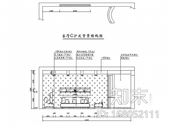 [青岛]花园小区现代时尚双层别墅装修图cad施工图下载【ID:168052111】