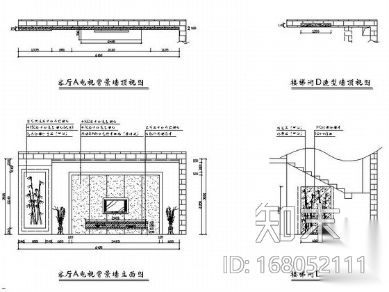 [青岛]花园小区现代时尚双层别墅装修图cad施工图下载【ID:168052111】