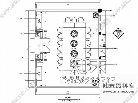 图块/节点20人会议室详图cad施工图下载【ID:832208797】