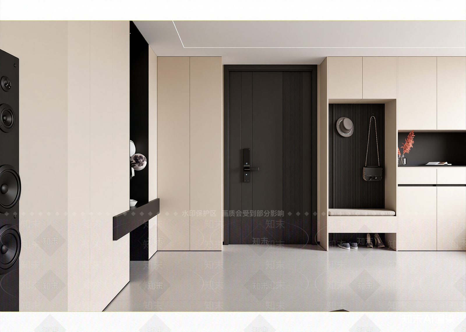 现代玄关3D模型下载【ID:1214739026】