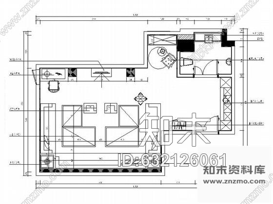 施工图北京量贩式奢华KTV包厢装修施工图cad施工图下载【ID:632126061】