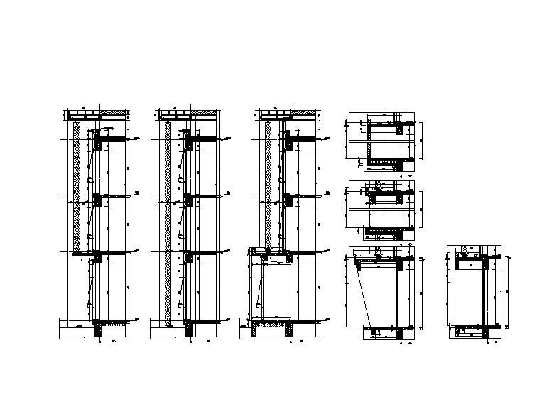 [四川]四层框剪结构倾斜式屋面办公楼建筑施工图cad施工图下载【ID:149960136】