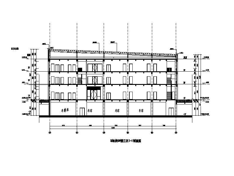 [四川]四层框剪结构倾斜式屋面办公楼建筑施工图cad施工图下载【ID:149960136】