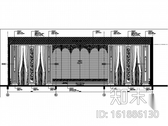 [云南]少数民族特色酒店宴会厅施工图（含方案图）cad施工图下载【ID:161886130】