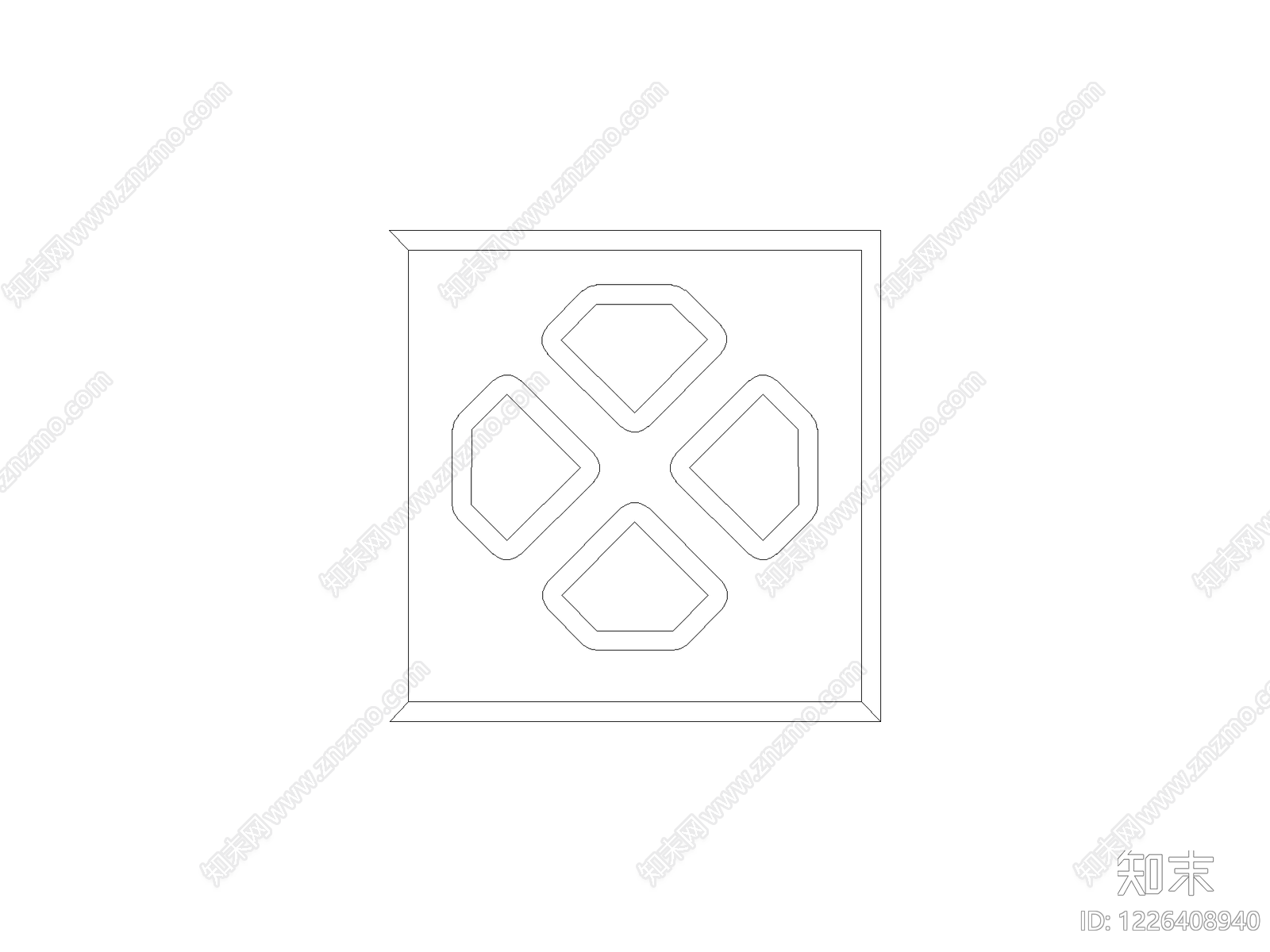 装饰线条CAD图纸