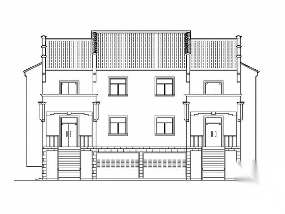 某农村二层小康住宅方案图施工图下载【ID:165617162】