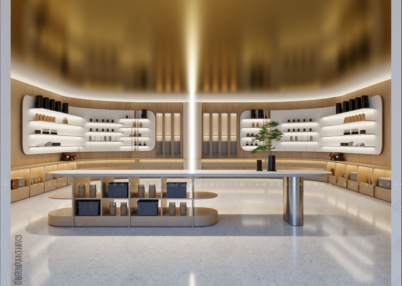 现代酒展厅3D模型下载【ID:1214567073】