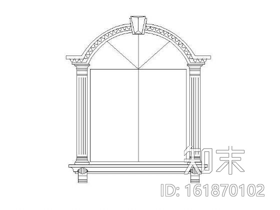 窗套图块集cad施工图下载【ID:161870102】