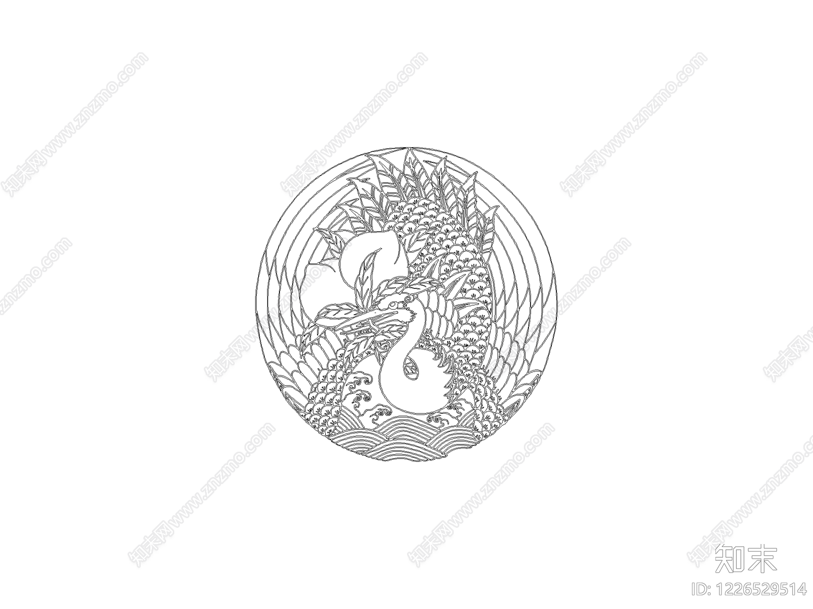 雕塑装饰构件CAD图纸