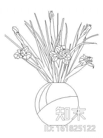 盆景植物图块施工图下载【ID:161825122】