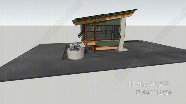 诗人山上的避难所SU模型下载【ID:931112620】
