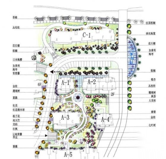 小区景观设计方案cad施工图下载【ID:161117151】