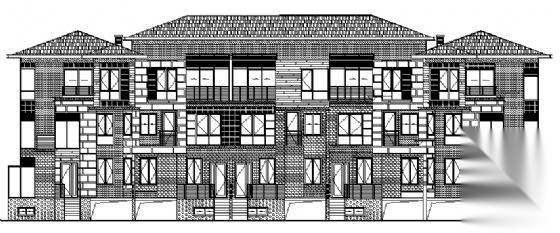 丹堤C区18、26、27号楼建筑施工图cad施工图下载【ID:166714166】