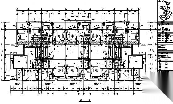 丹堤C区18、26、27号楼建筑施工图cad施工图下载【ID:166714166】