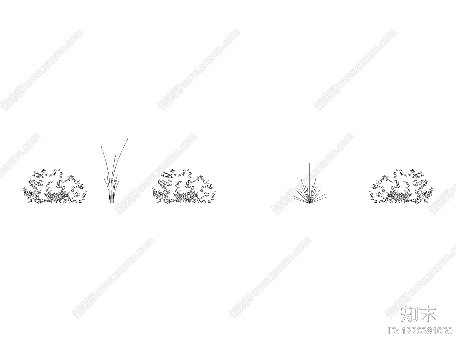 灌木种植CAD图纸