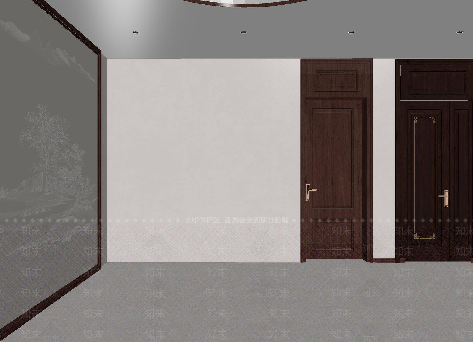新中式玄关3D模型下载【ID:1215072028】