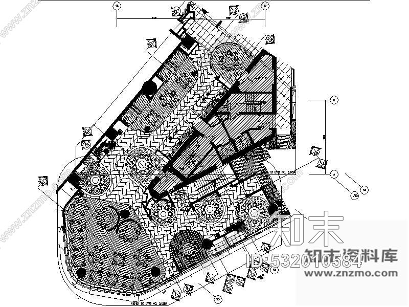 施工图北京五星级酒店1F中餐厅施工图施工图下载【ID:532010584】