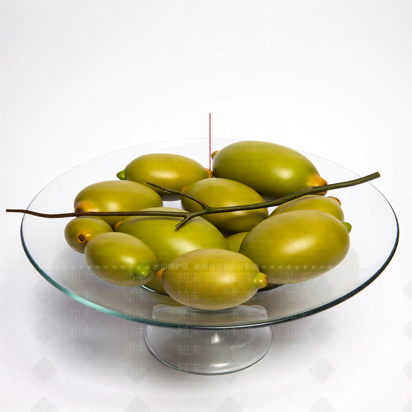 水果树枝装饰组合3D模型下载【ID:1206204713】