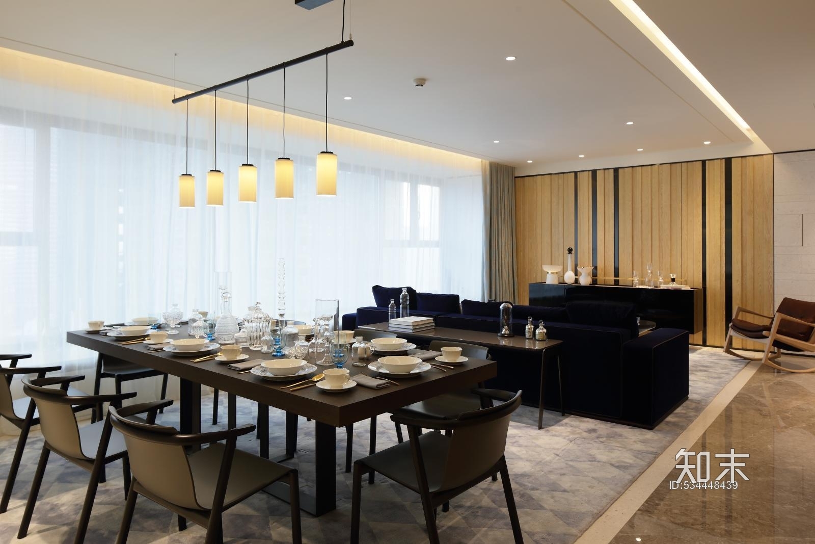 【台湾程绍正韬】华润深圳湾悦府C户型样板间施工图下载【ID:534448439】